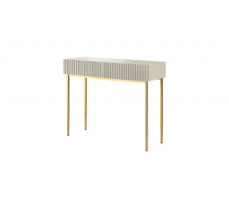 Toaletní stolek Nicole, kašmír / zlaté nohy