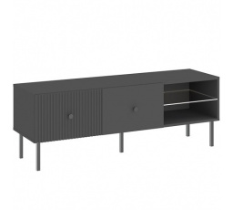 TV állvány VIENA RTV 1350 1D, Fekete/Fekete