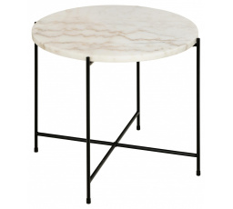 Avila dohányzóasztal alacsony fehér márvány