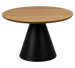 Soli asztal 65cm tölgy/fekete