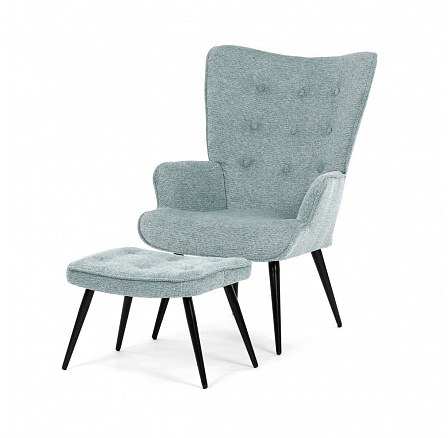 Relaxační křeslo, modrá, látka, AK-303 BLUE2