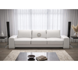 SOFA ZARA DL 270 CM SKÓRA NATURALNA - Skóra biała