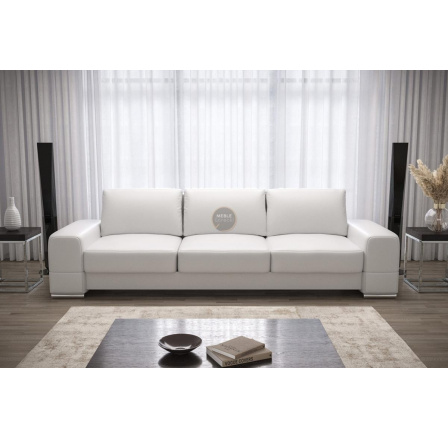 SOFA ZARA DL 270 CM SKÓRA NATURALNA - Skóra biała
