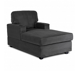 Fotel Wypoczynkowy NEO Szary Sztruksowy