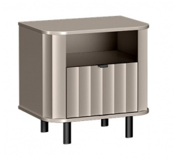 Éjjeliszekrény NOVADO NV-7, Agyagszürke