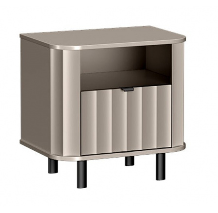 Éjjeliszekrény NOVADO NV-7, Agyagszürke