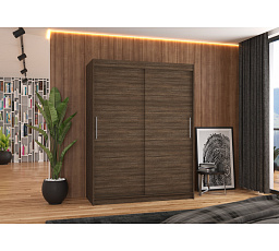 DENVER 150 tolóajtós szekrény Choco+Choco