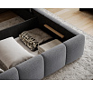 Bed Edvige + wooden frame/ standard lift/ bedding box 180x200 Royal 04 Not applicable 1