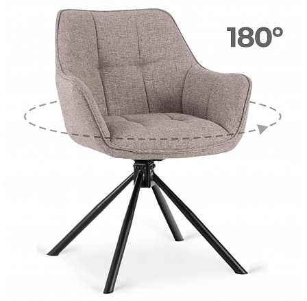 Krzesło Obrotowe PEONY 2 Cappuccino