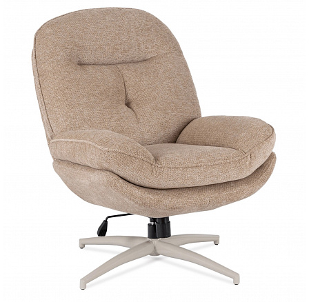 Fotel Wypoczynkowy Obrotowy MESA Beżowy