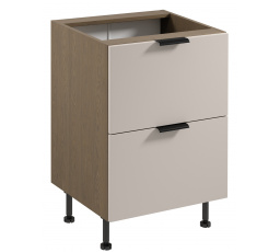 SORRENTO alsószekrény D60S2 - Balti Vihar/Bézs