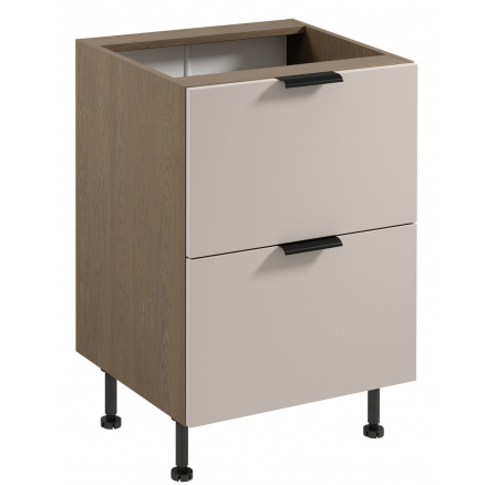 SORRENTO alsószekrény D60S2 - Balti Vihar/Bézs