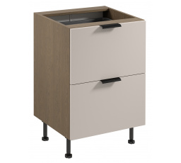 Alsó szekrény SORENTO D60S2+1 - Balti Vihar/Bézs