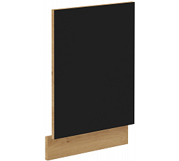 Mosogatógép ajtó panellel MODENA - ZM 570x446, Artisan tölgy/Fekete matt+Artisan tölgy