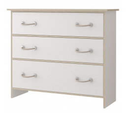 Komód 3S COSMO 02, Fehér Matt