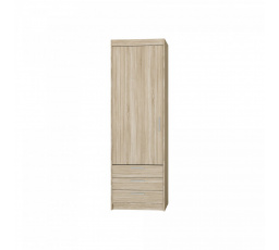 Šatní skříň Enja 1D3S, dub sonoma