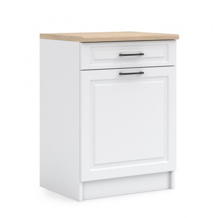 Kuchyňská dolní skříňka IRMA D40 1D1SZ, Bílá