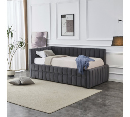 DERBY ágy kihúzható fekhellyel, Szürke