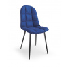Étkezőszék K417, sötétkék bársony