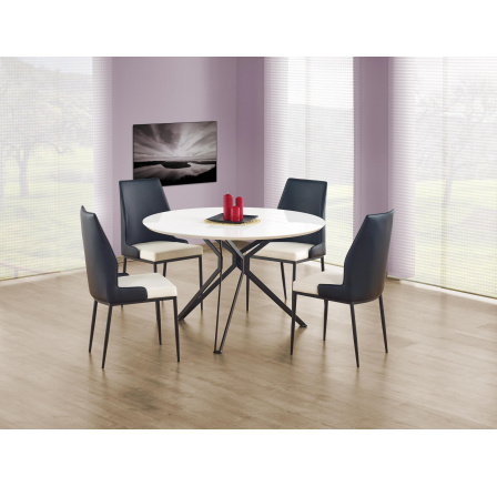 PIXEL étkezőasztal, fehér/fekete