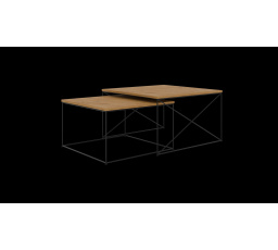 Konferenciasztal 2 az 1-ben Licco Fekete+Lancelot Tölgy