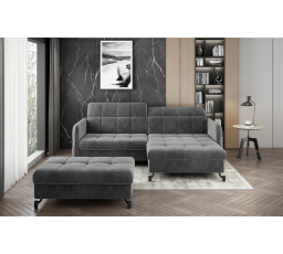 Narożnik Lorelle + Pouf Paros 06 110x200 Right 1