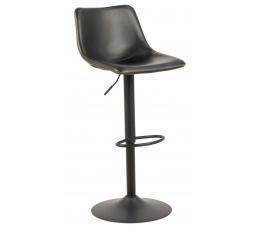 Oregon magas bárszék, fekete PU