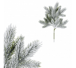 Lucfenyő - műág, hossza 38 cm, havas