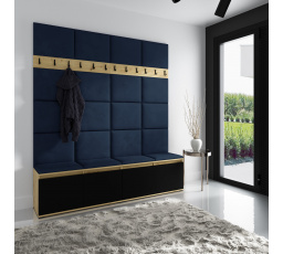 EMI 4 előszobafal, Trinity 30/Artisan+fekete