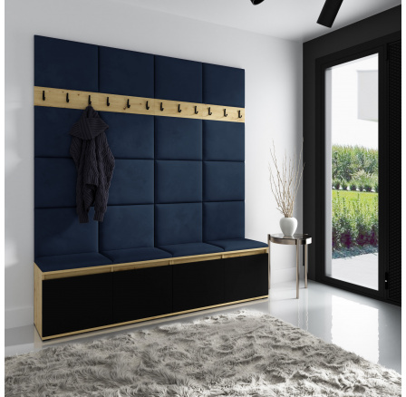 EMI 4 előszobafal, Trinity 30/Artisan+fekete