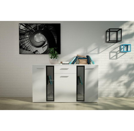 Komoda SILOS, Bílá