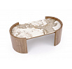 Konferencia asztal - NICOSIA, Bézs márvány hatás / Dió
