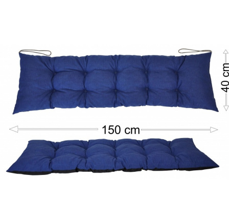 Podsedák 150x40 tmavě modrý melír