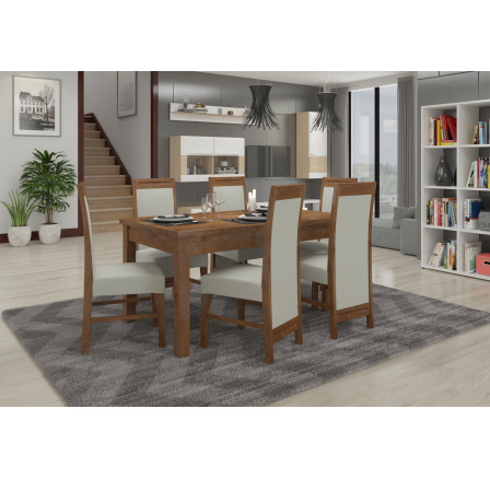 RODOS 57 Lefkas asztal és szék készlet