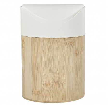 Mini szemetes bambusz/fehér