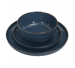 Temp étkészlet 4 személyre kék