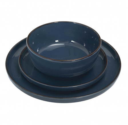 Temp étkészlet 4 személyre kék