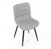 Jídelní židle, šedá, látka, HC-462 SIL2