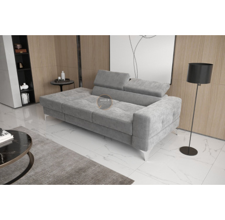 SOFA TOSCANIA II SZEZLONG 205 CM - Odcienie szarości , Szezlong po lewej - lewa strona
