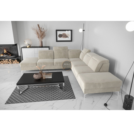 NAROŻNIK ROZKŁADANY OSLO MAX 295x295 - lewa , Odcienie beżu