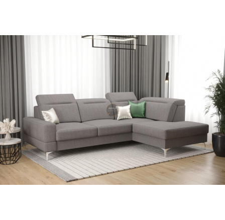 NAROŻNIK ROZKŁADANY MALIBU MINI 180X250 - prawa , Odcienie szarości NAROŻNIK ROZKŁADANY MALIBU MINI 180X250 - prawa , Odcienie szarości