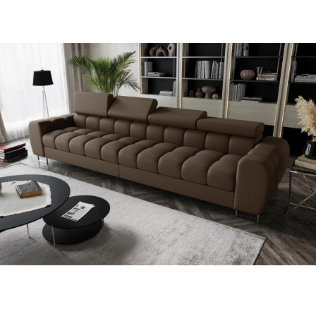 SOFA ASPEN IV 335 CM SKÓRA NATURALNA - Skóra cappuccino