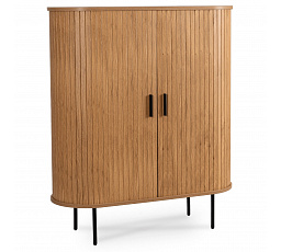 Komoda TRISH 100 cm Dwudrzwiowa Rozsuwana Dąb