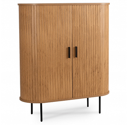 Komoda TRISH 100 cm Dwudrzwiowa Rozsuwana Dąb