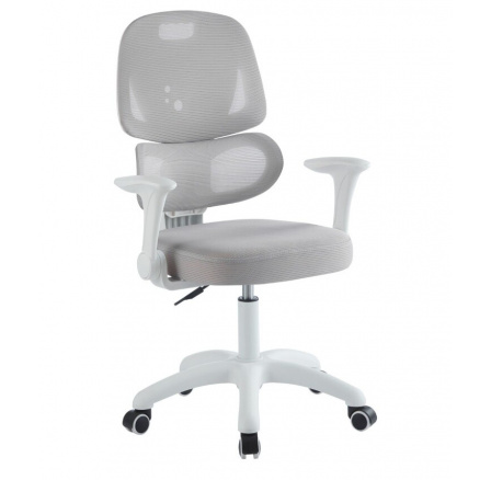Irodai szék FB28JB, Szürke/Fehér