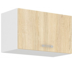 Horní skřínka SARA - 60 OK-40 1F, Bílá / Dub Sonoma