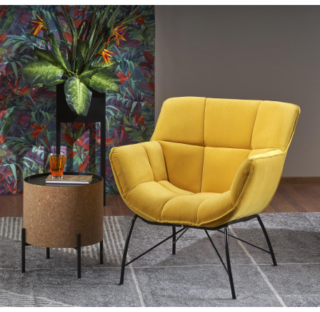 BELTON szék, sárga