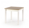 GRACJAN étkezőasztal, sonoma tölgy/fehér