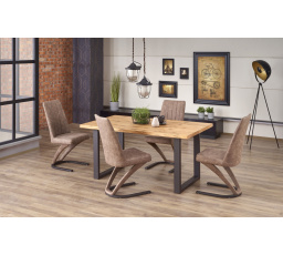 Étkezőasztal PEREZ 160, világos tölgy