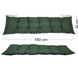 Podsedák 180x40 tmavě zelený melír